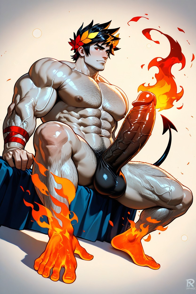 Sexy, Forbidden Vibe, Full Body AI Gay Porn