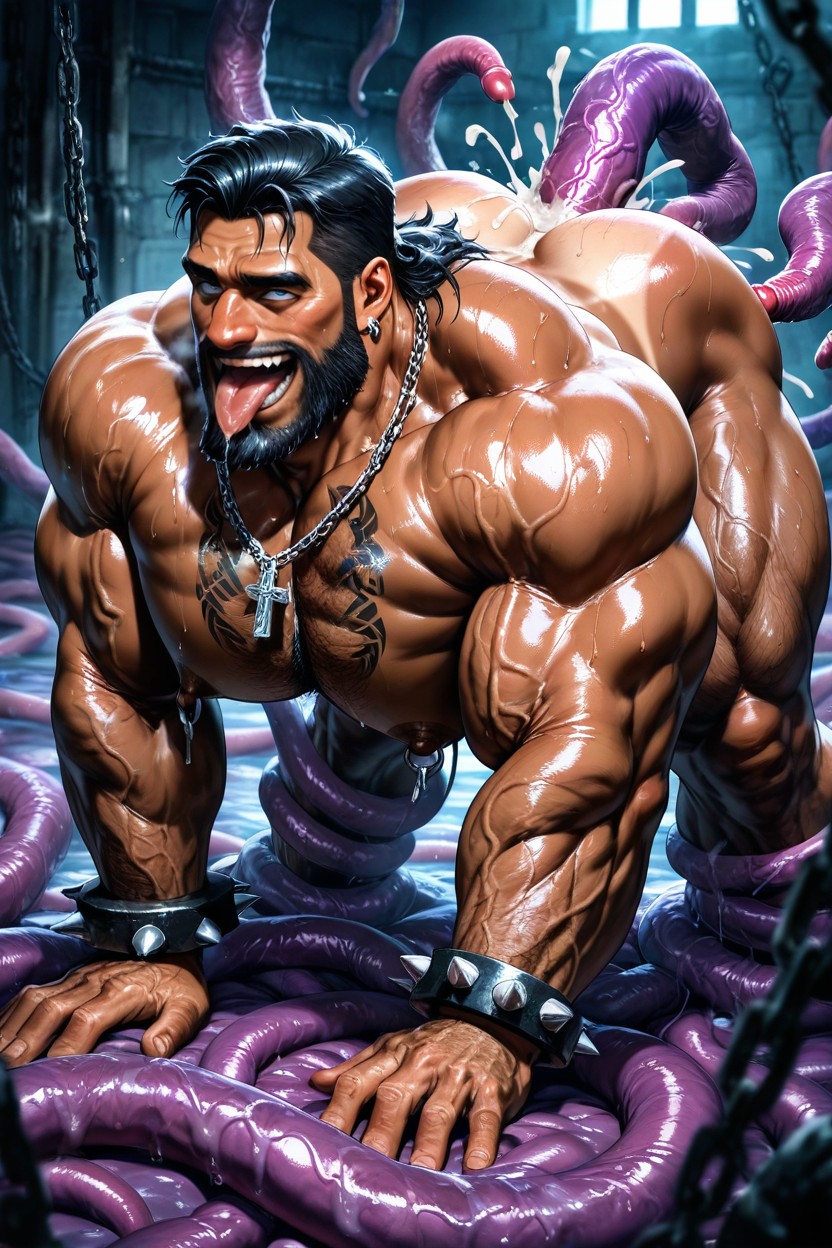 Handsome, Veiny Legs, Huge Neck AI Gay Porn
