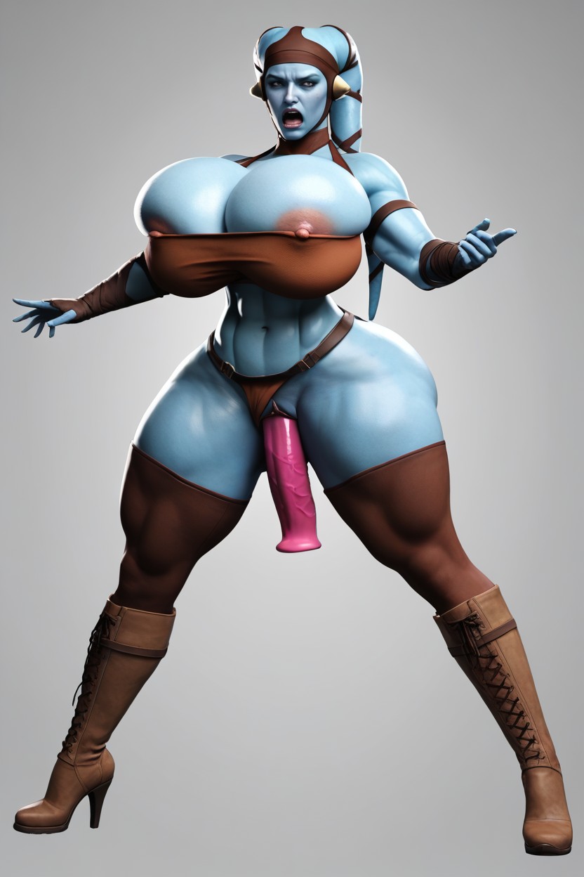 Model, Large Ass, Fitted Pants AI Porn