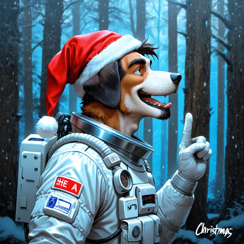 Bust Shot, Solo, Chriistmas AI Gay Porn