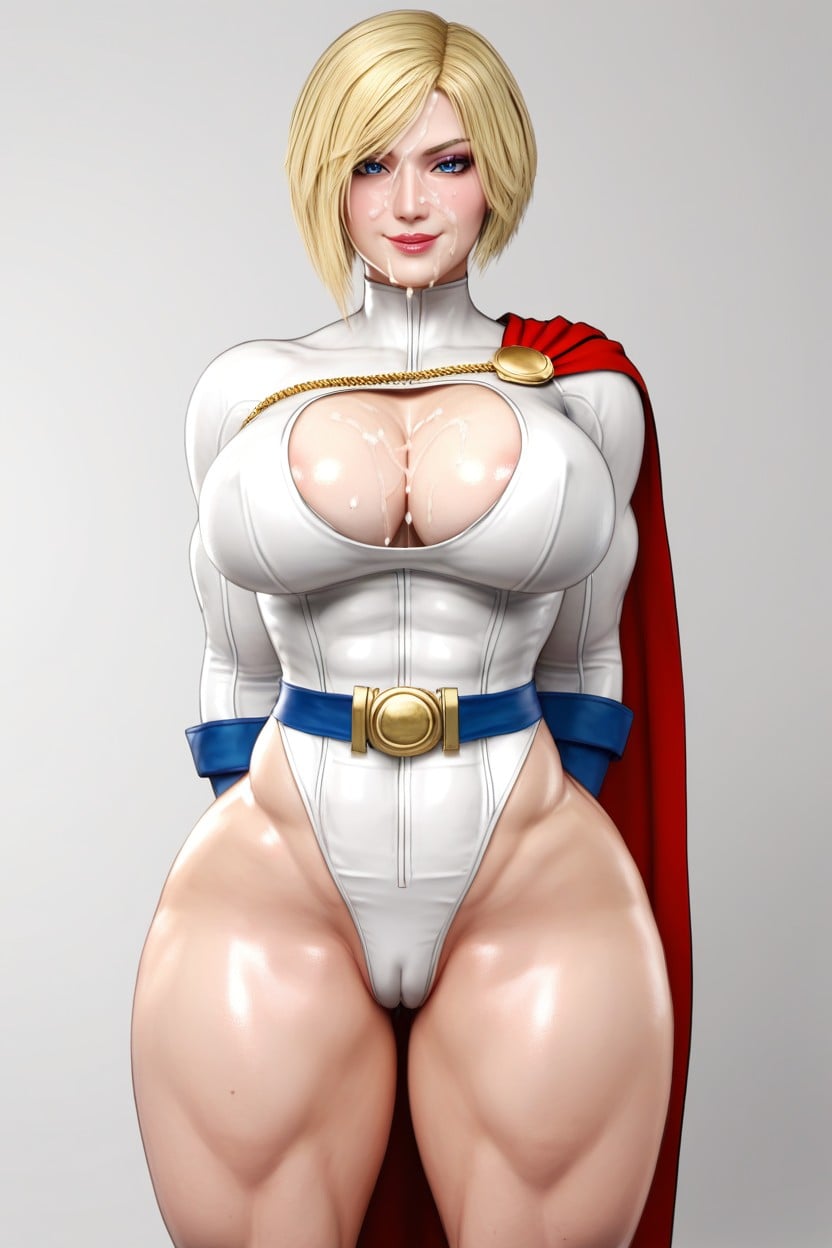 Plump, Muscular, Albino AI Porn