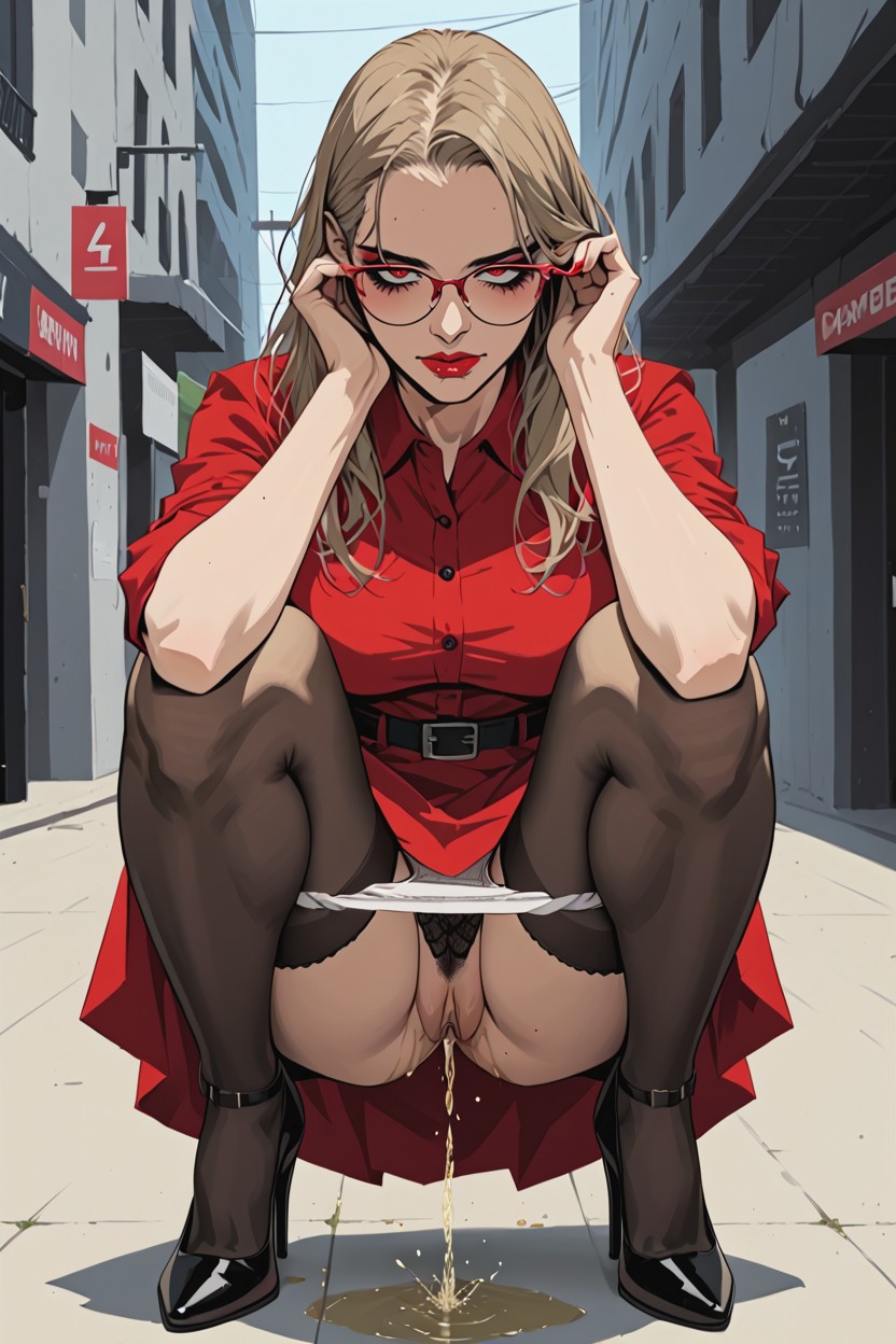 Smokey Eyes, 18+, Three Quarters View Hentai AI Porn