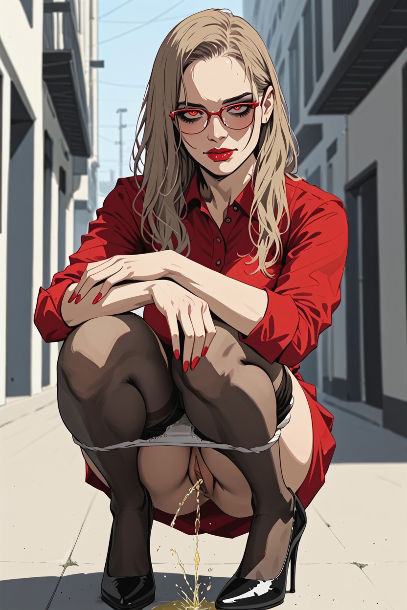 Three Quarters View, 18+, Secuctive Smile Hentai AI Porn