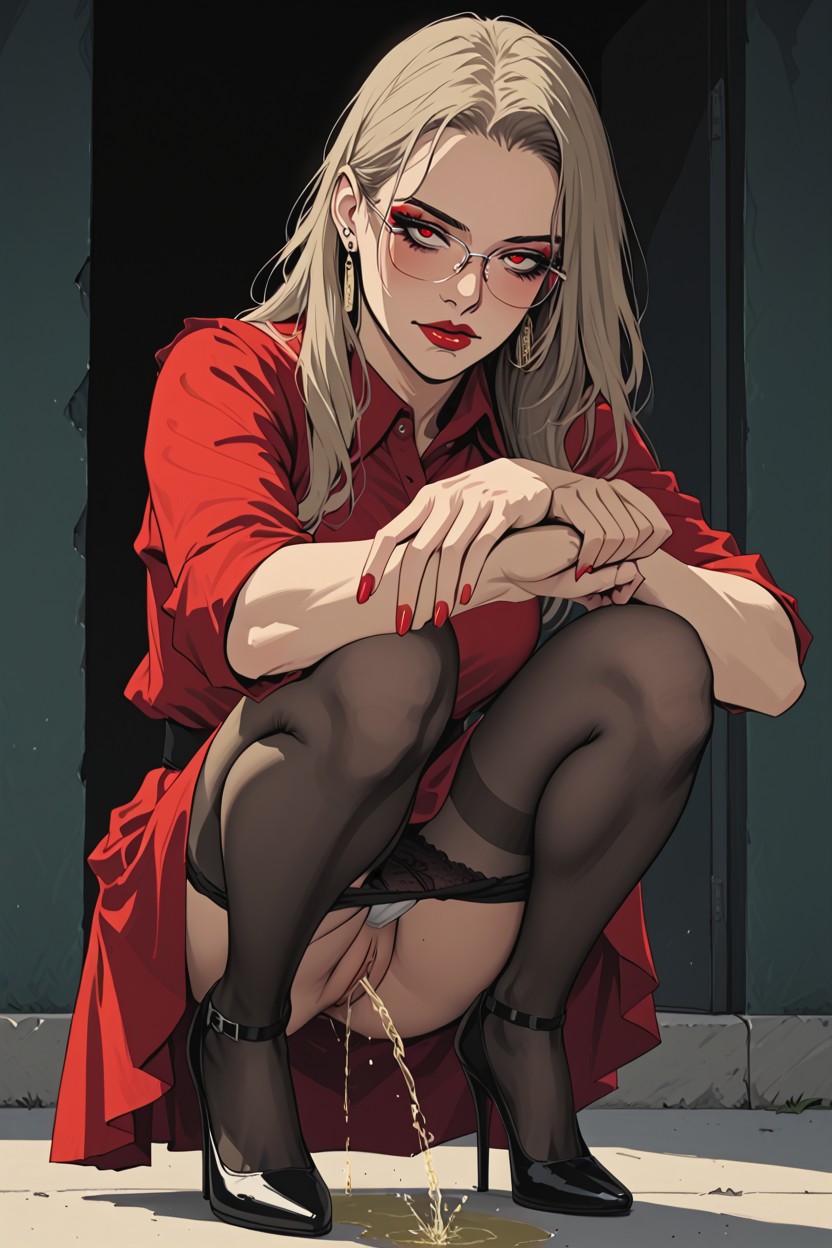 Bored, Small Ass, Feets Apart Hentai AI Porn