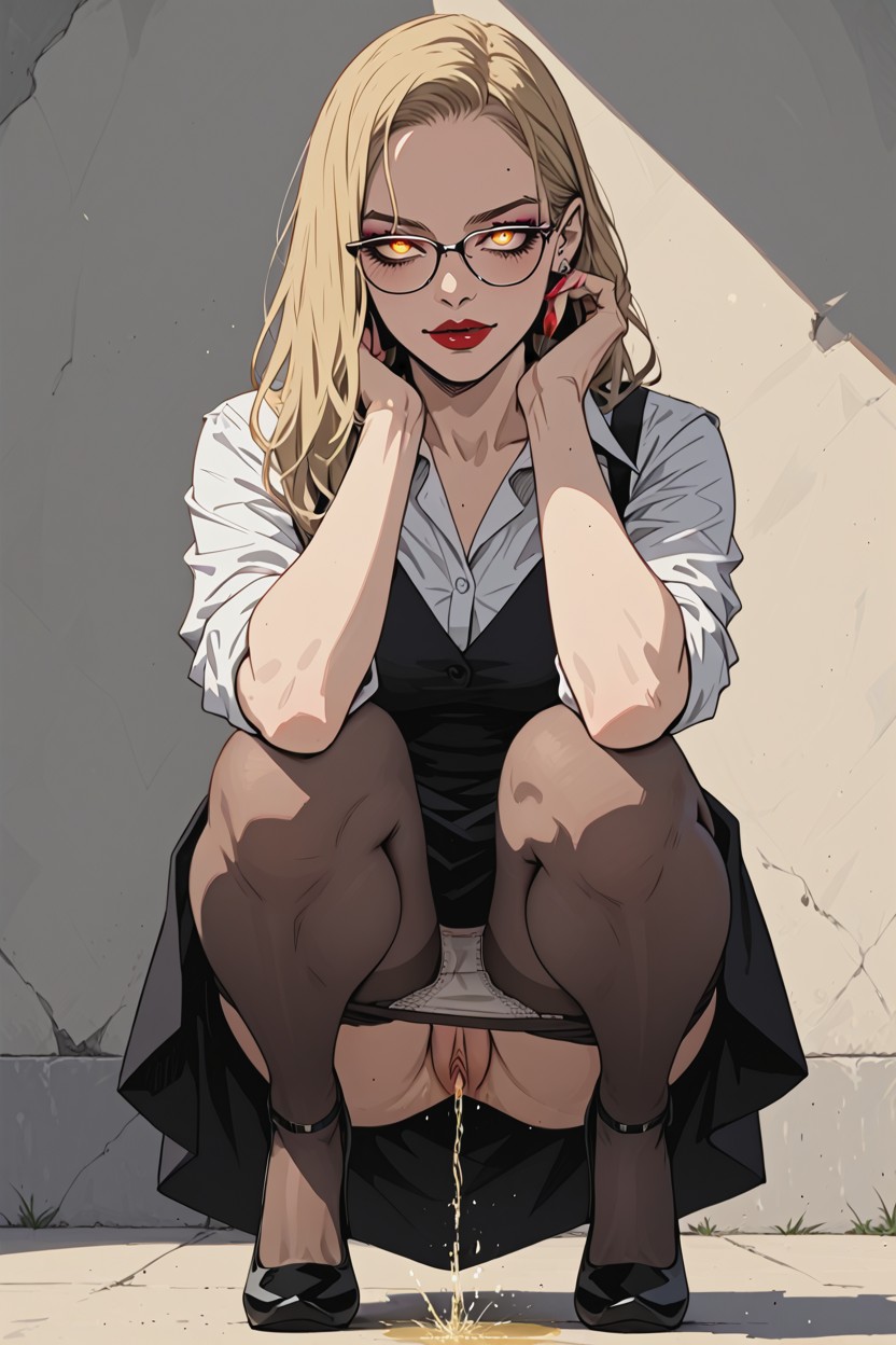 18+, Smoky Eyes, Earrings Hentai AI Porn