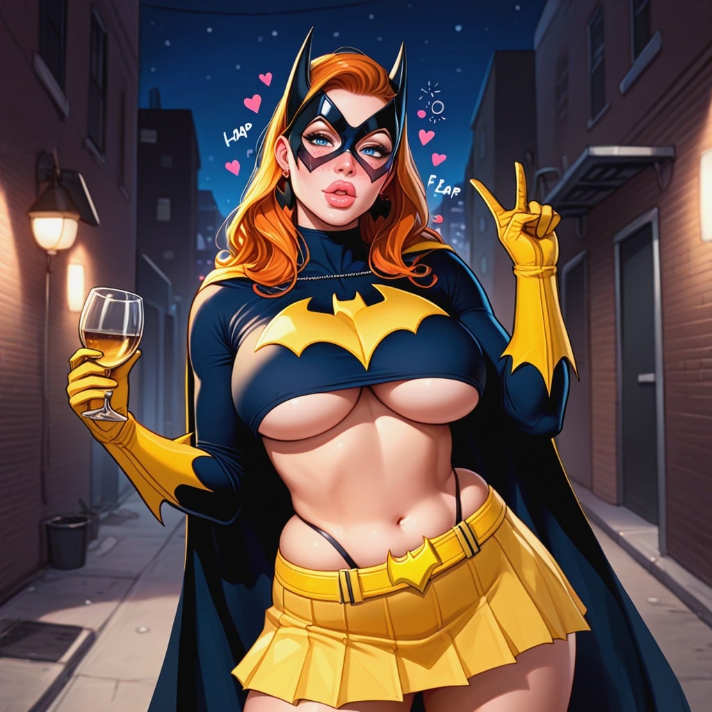 Large Breast, Night, Love Hearts AI Porn