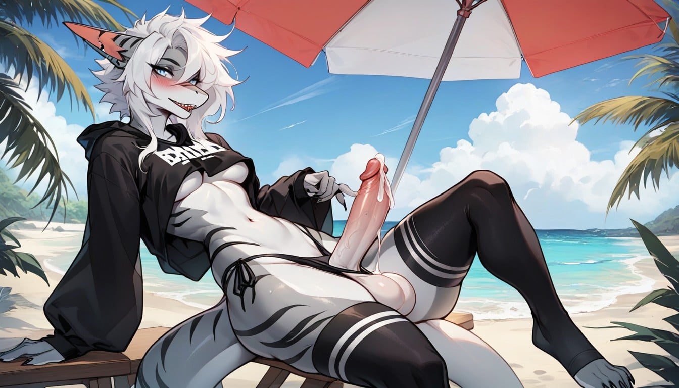 Wide Hips, Moyen, Futanari Porno IA Furry