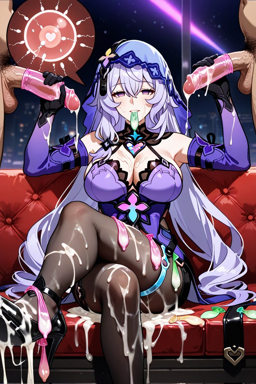 Clothes Covered On Semen, Heel Raised, Semen Soaked High Heels Hentai IA