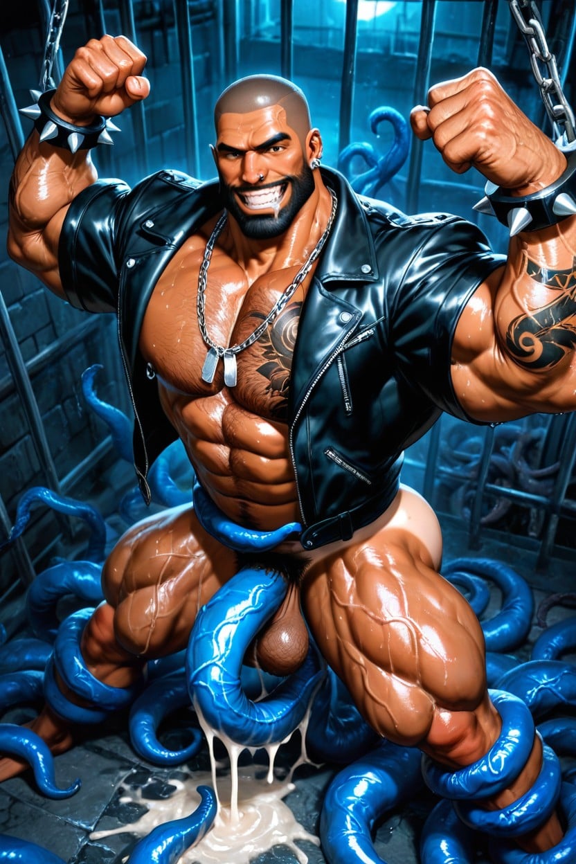 Tentacles, Massive Meaty Body, 18+ AI Gay Porn