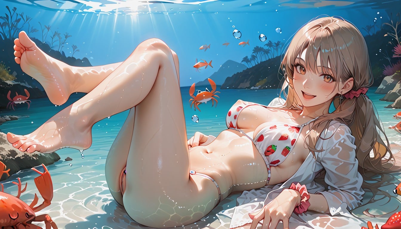 Medium Breast, Permed Hair, Looking At Viewer Hentai AI Porn