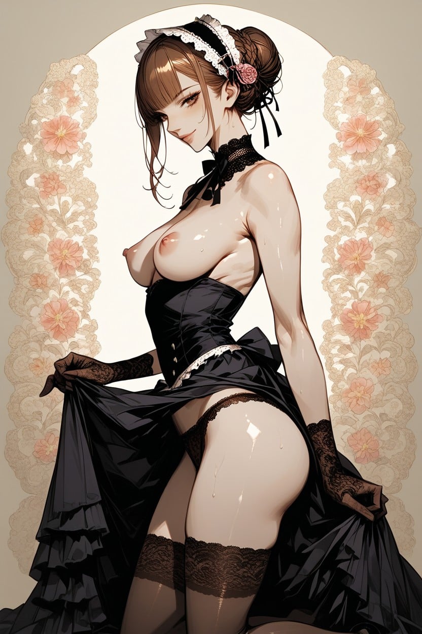 Five Fingers, Hot Sunny Day, Looking At Viewer Hentai IA