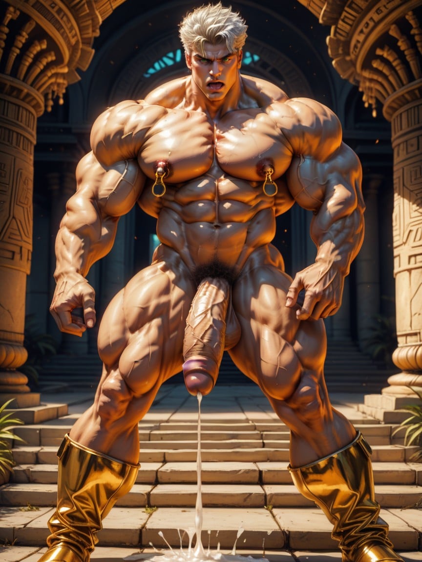 Hdr, Mouth Agape, Drooling Cum AI Gay Porn