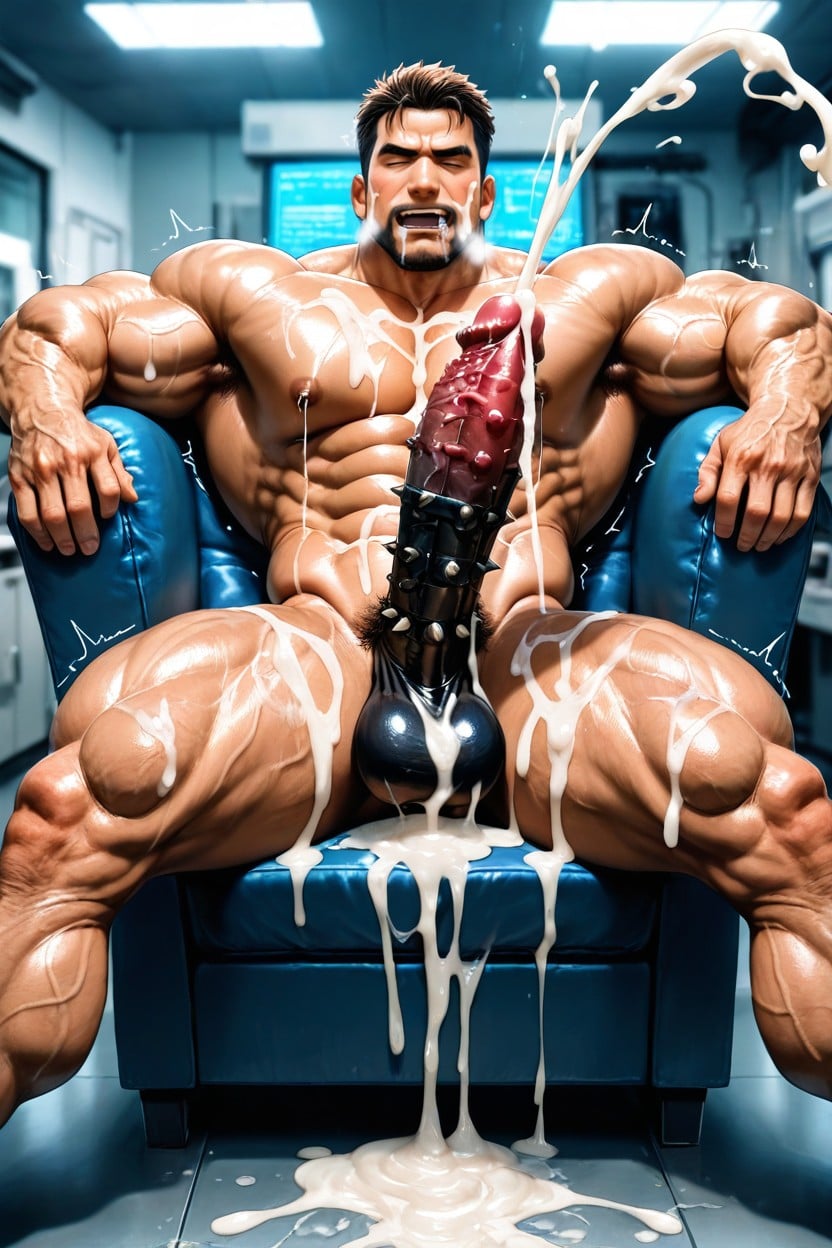 Morning Wood, Impossibly Long Hyper Penis, Photo Realistic AI Gay Porn