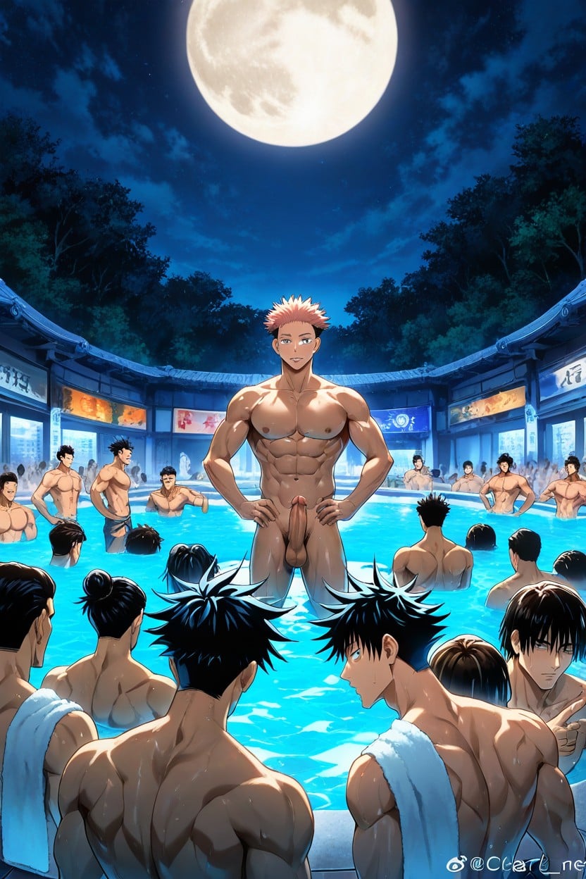 Horny, Wide Angle, Establishing Shot AI Gay Porn