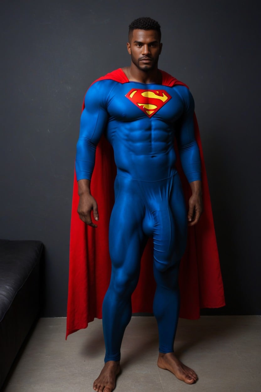 Safe For Work, Huge Bulging Pec Muscles, Hyper Six Pack Abs AI Gay Porn