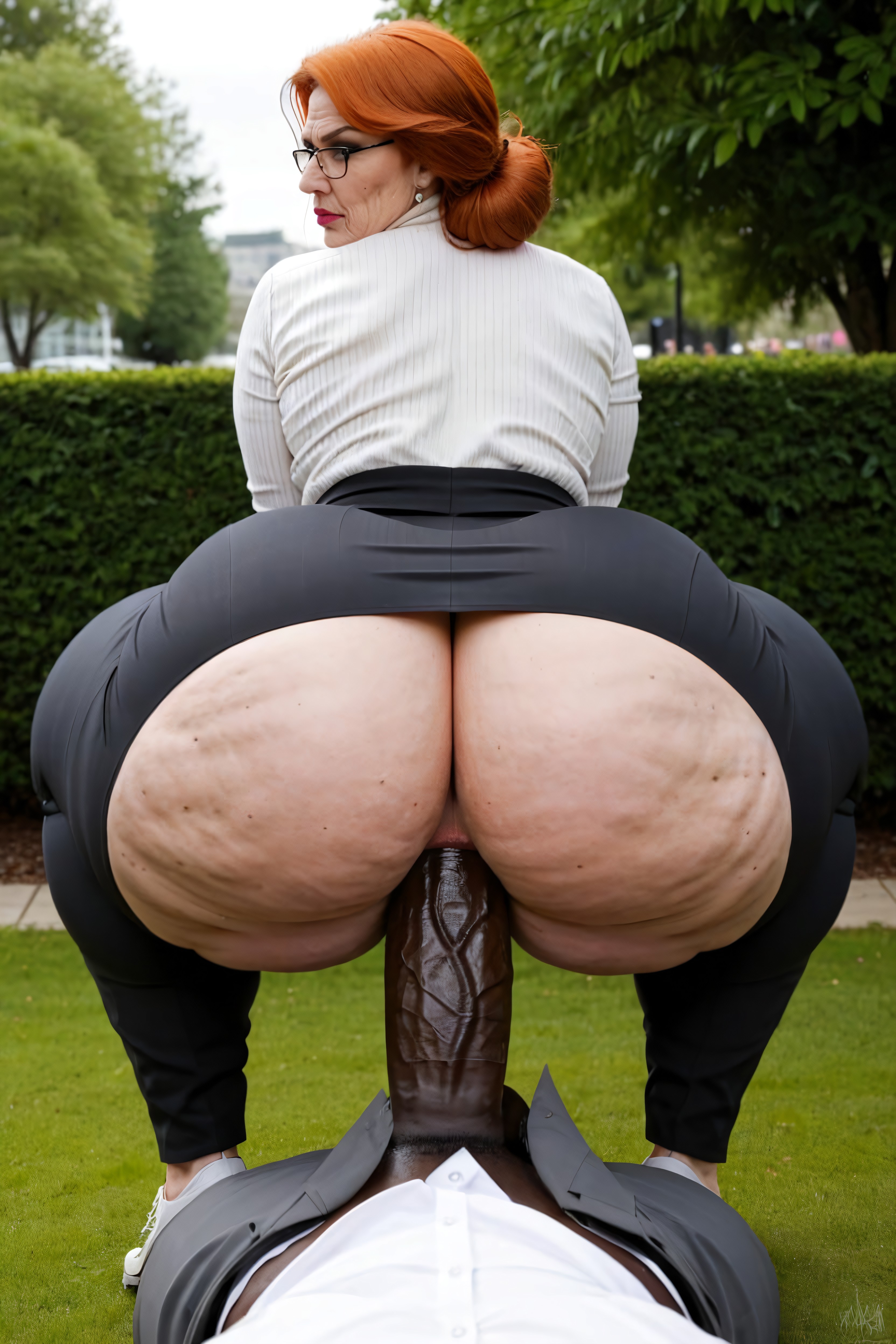 Giant Mega Ass, Deep Penetration, Squatting AI Porn