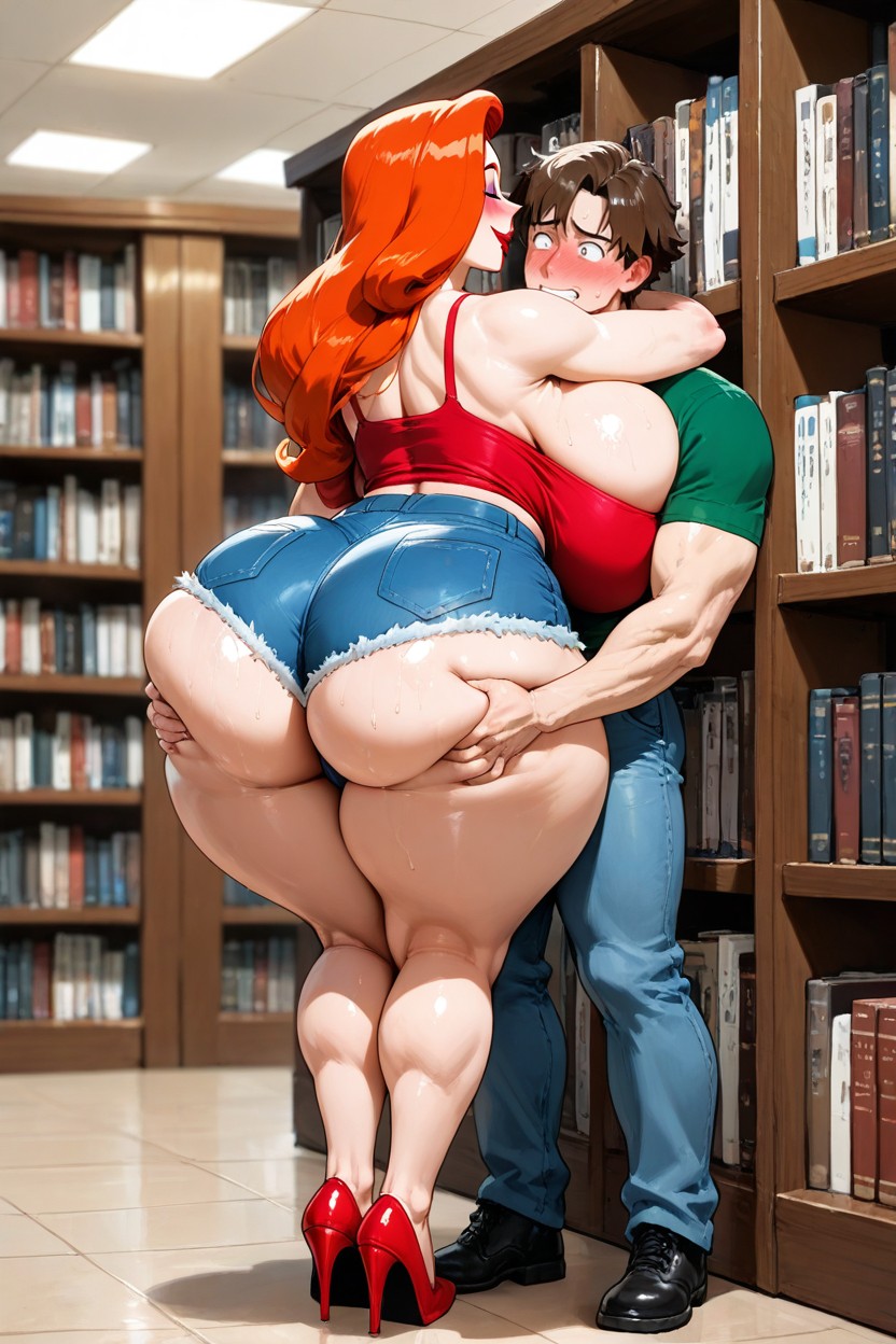 Disproportionately Gigantic Colossal Hyper Breasts, Detailed Face, Eyes Open Hentai IA