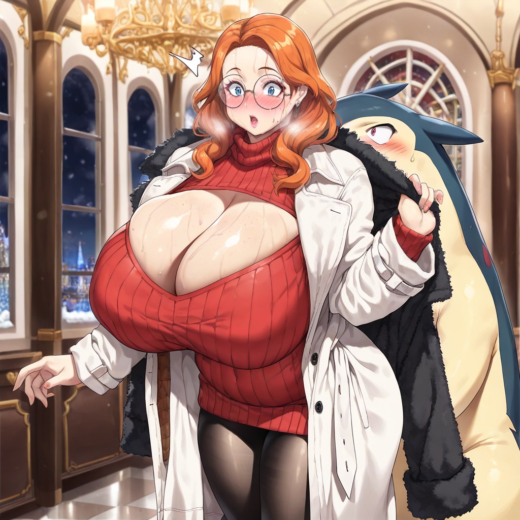 Opulent Holiday Atmosphere, Motherly Appearance, Plump Arms AI Gay Porn