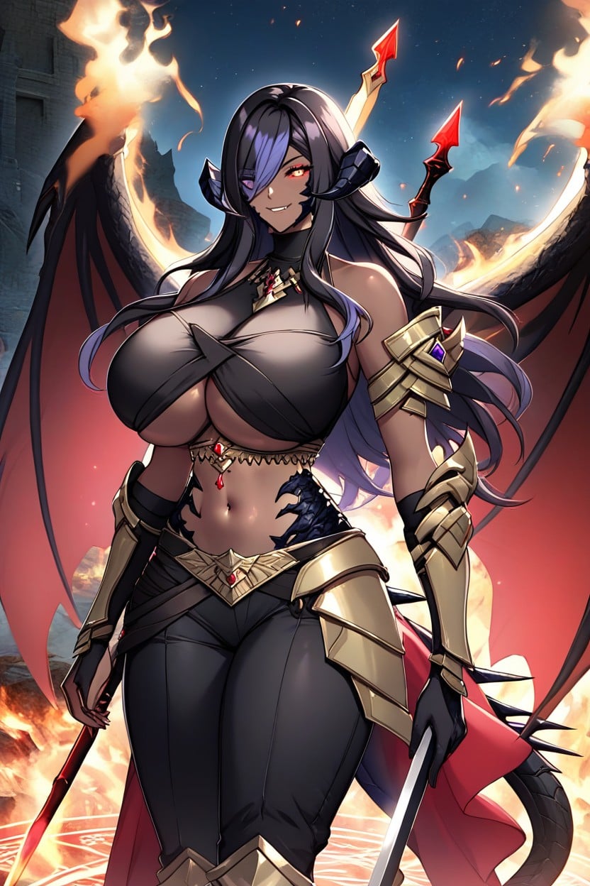 Black Scales, Huge Sword, 18+ Hentai IA