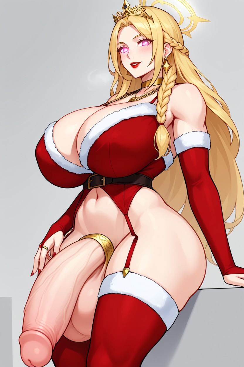 Necklace, Flaccid, Penis Down To Shin Shemale AI Porn