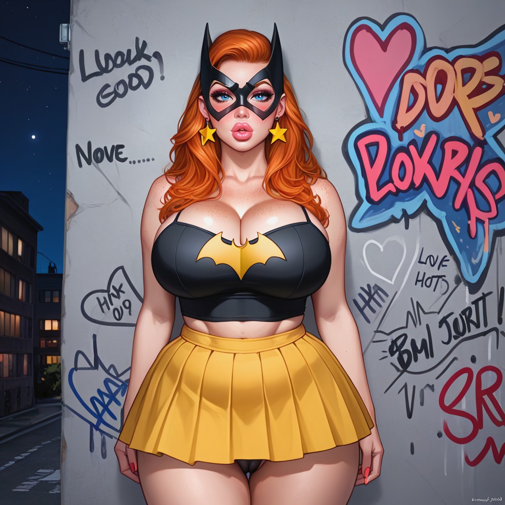 Massive Ass, Bimbo, Graffiti AI Porn