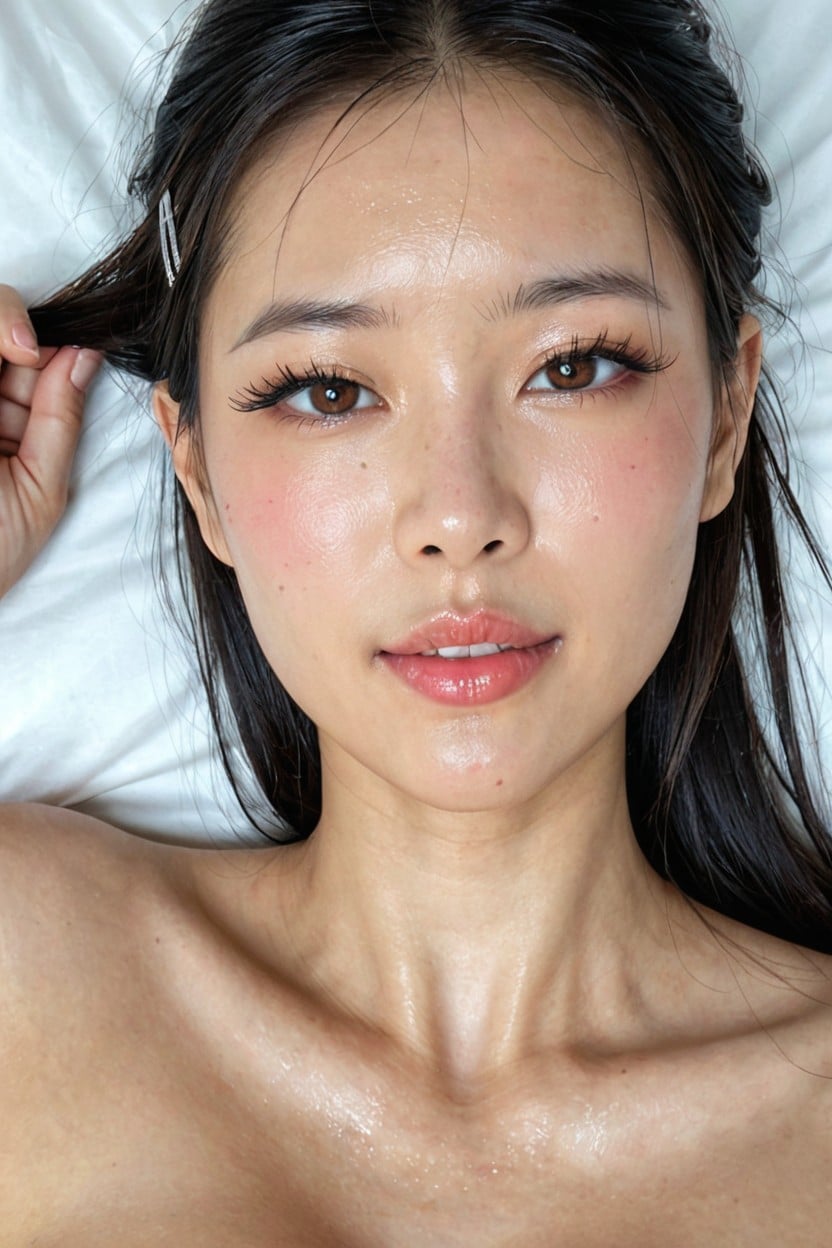 Bangs, Chinese Whore Posing For Whore Pics, Hdr AI Porn