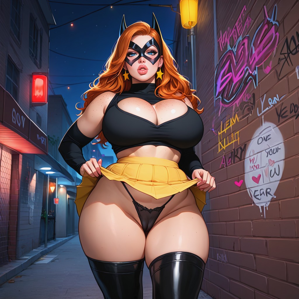 Graffiti, Blue Eyes, Pornstar AI Porn