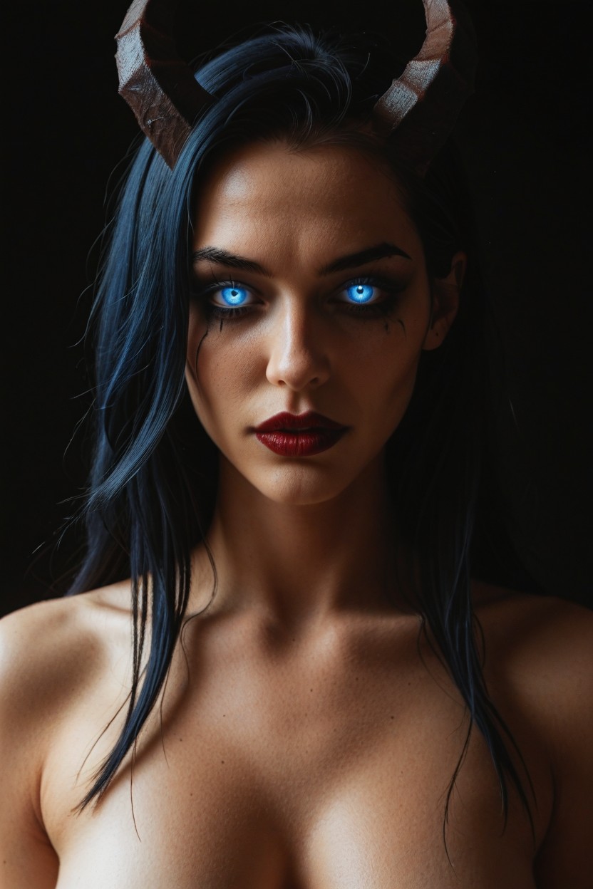 Beautiful Face, Demon Tail, Sharp Nails AI Porn