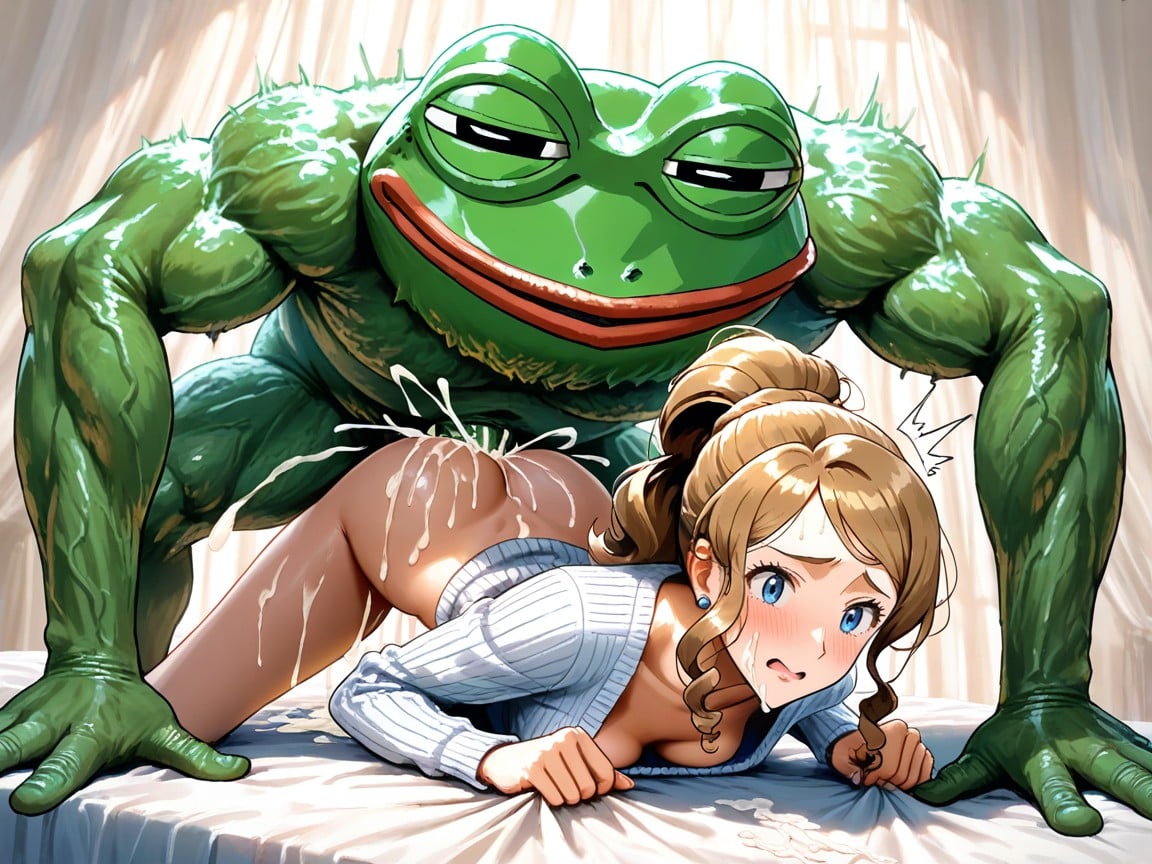 Bukkake, Cum, Shocked AI Porn