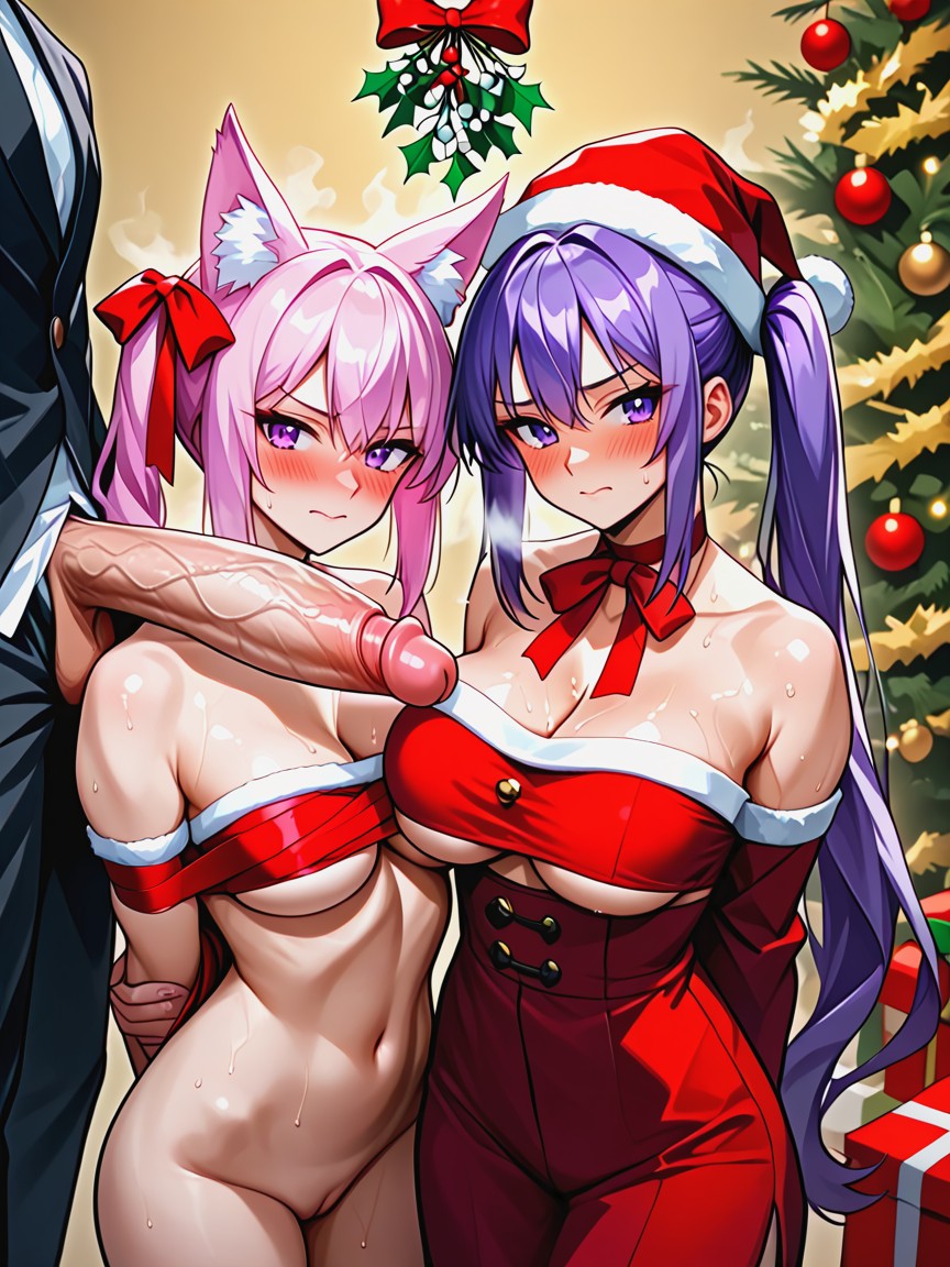 Side Ponytail, Underboob, Newest Hentai AI Porn
