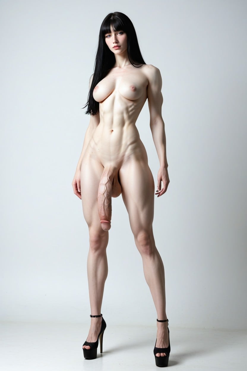 Gigantic Flaccid Cock, Flaccid, Body Shemale AI Porn