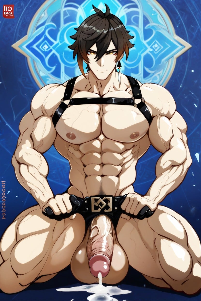 Exaggerated Size, Idoraad, Ultra-detailed AI Gay Porn