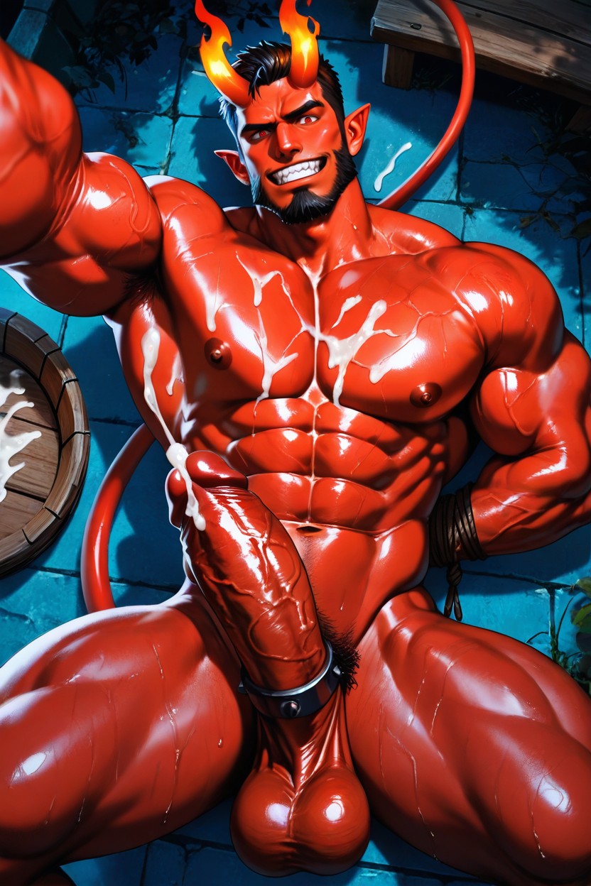 Naked, Model, Erect Nipples AI Gay Porn