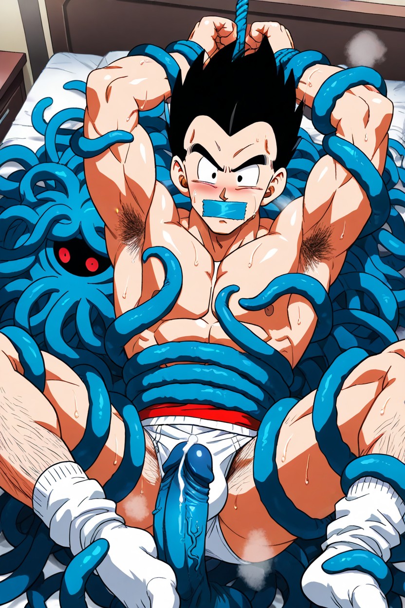 In A World Of Pokémon, Laying On Back, Sweat Vapor AI Gay Porn