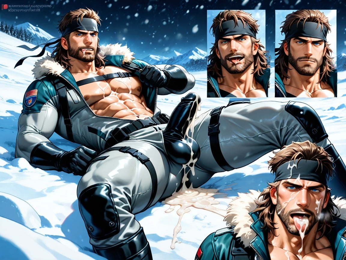 Massive Balls Bulge, Massive Bubble Butt, Military Straps AI Gay Porn