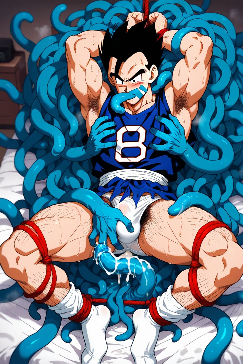 Focus On Socks, Gohan From Dragonball Z, Thick Cock AI Gay Porn
