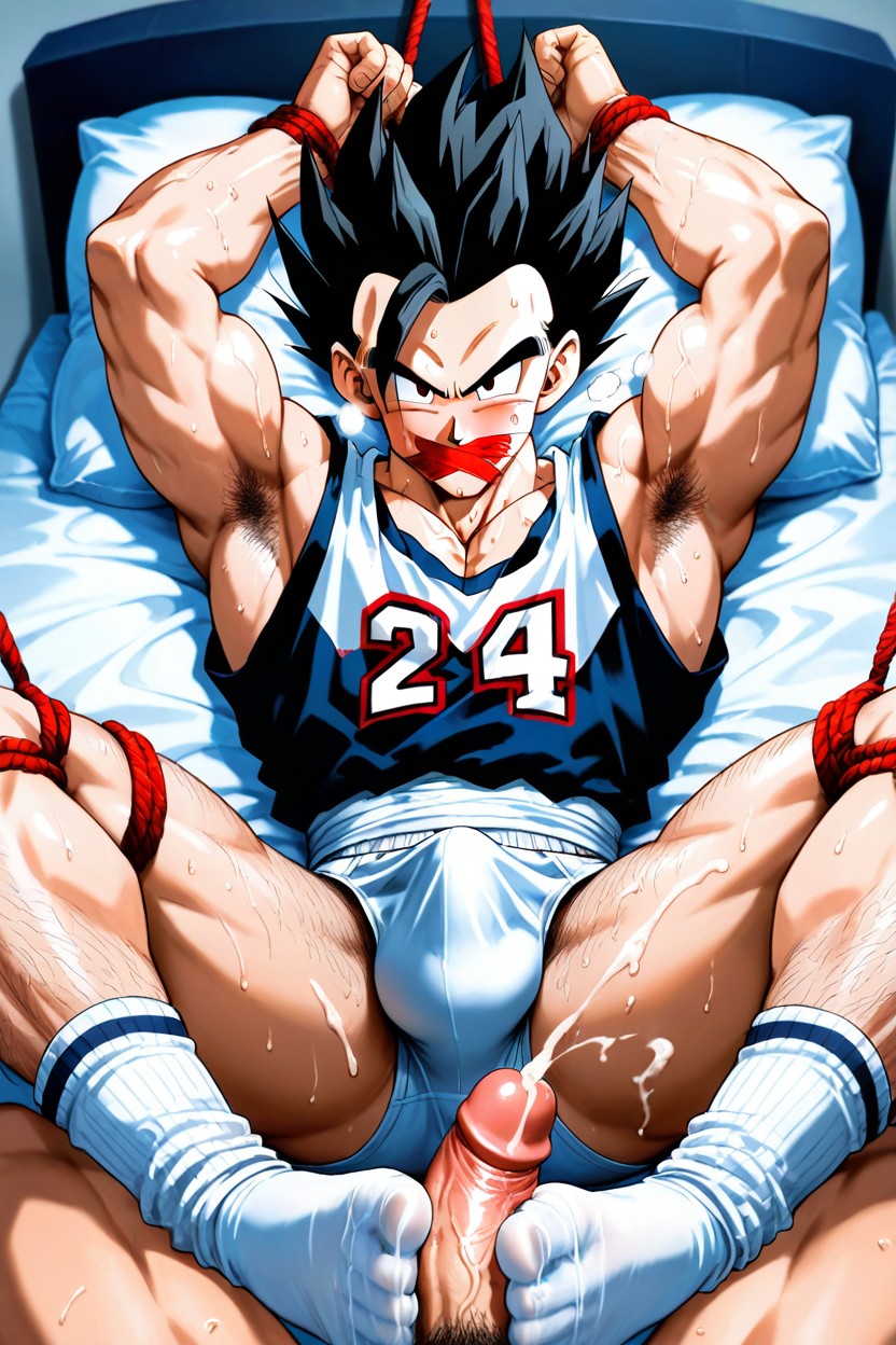Thick Cock, Sweat Vapor, Lifted In The Air AI Gay Porn