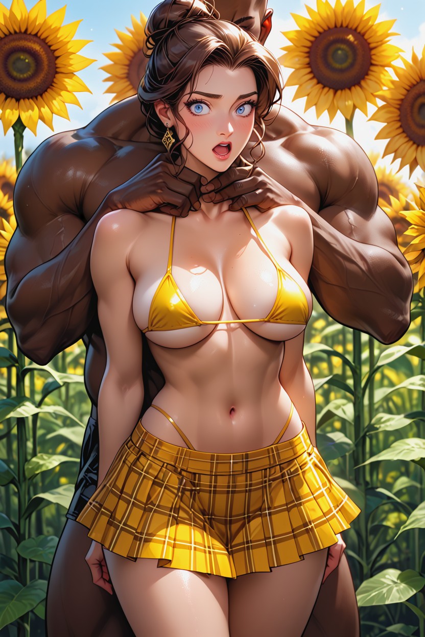 Extra Detail, Very Pretty, Interracial AI Porn