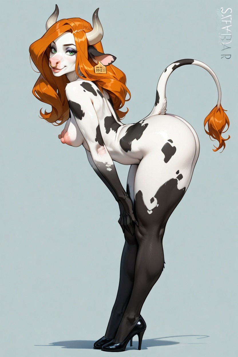 18+, Ginger Hair, At A AI Porn