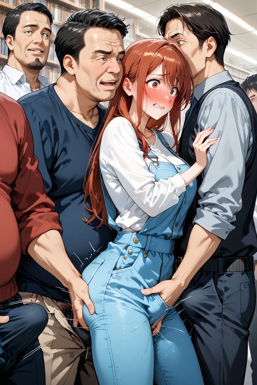 Erection Under Clothes, 18+, Blush Hentai AI Porn