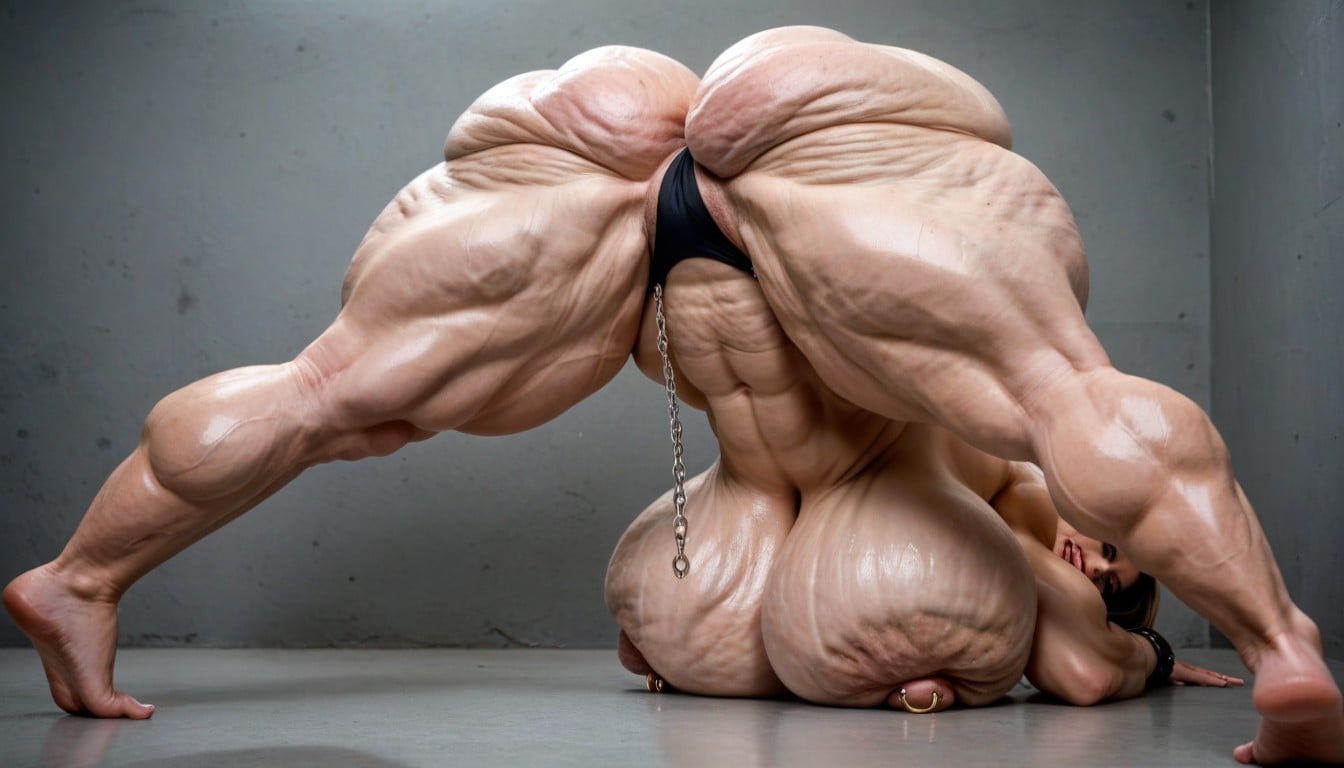 Godlike Muscles, Enormous Tits, Jack O' Lantern AI Porn