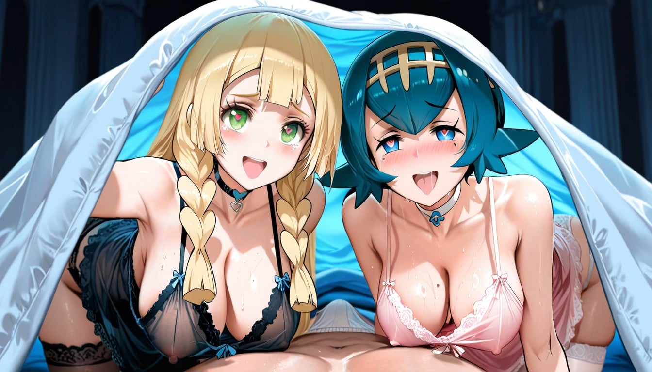 Knee-high Socks, Teamwork Cowgirl, Ecstatic Hentai AI Porn