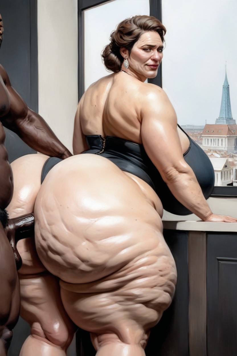 Unbelievable Giant Butt, Bbl, Side Angle View Porno IA