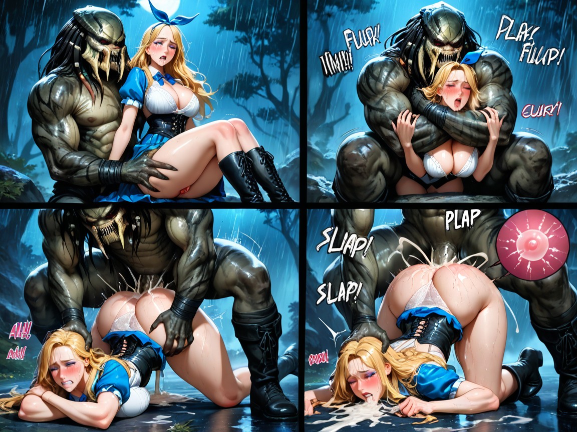 Predator Aliens, Bounce Lines, Embarrassed AI Porn