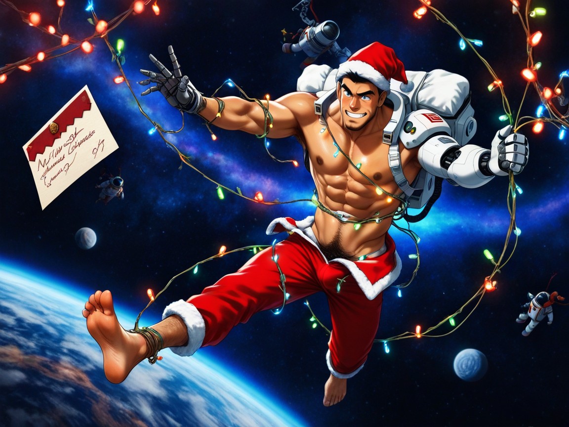 Sexy Pose, Spaceship, Cuntboy AI Gay Porn