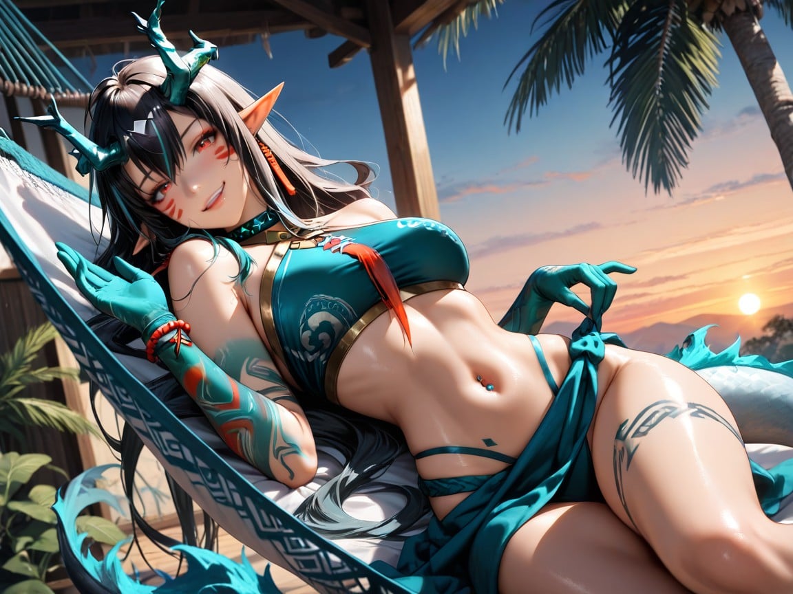 Detailed Face, Night, Beautiful Face Hentai AI Porn