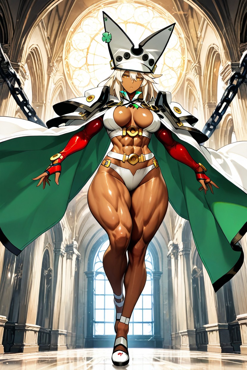 Fit, Fit Thighs, One Red Arm AI Porn