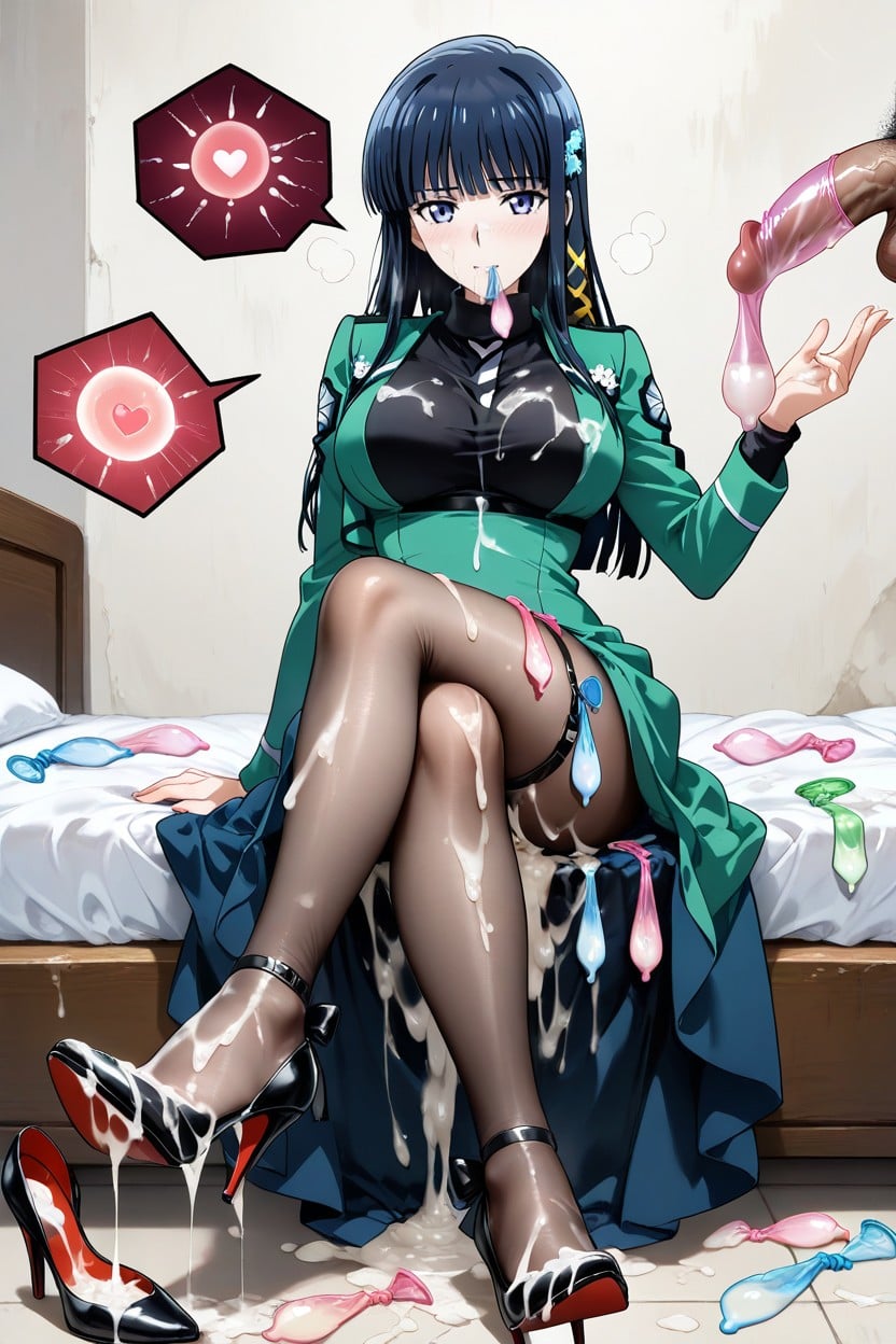 Heel Raised, A Lot Of Used Condom, Cum Dump Hentai AI Porn