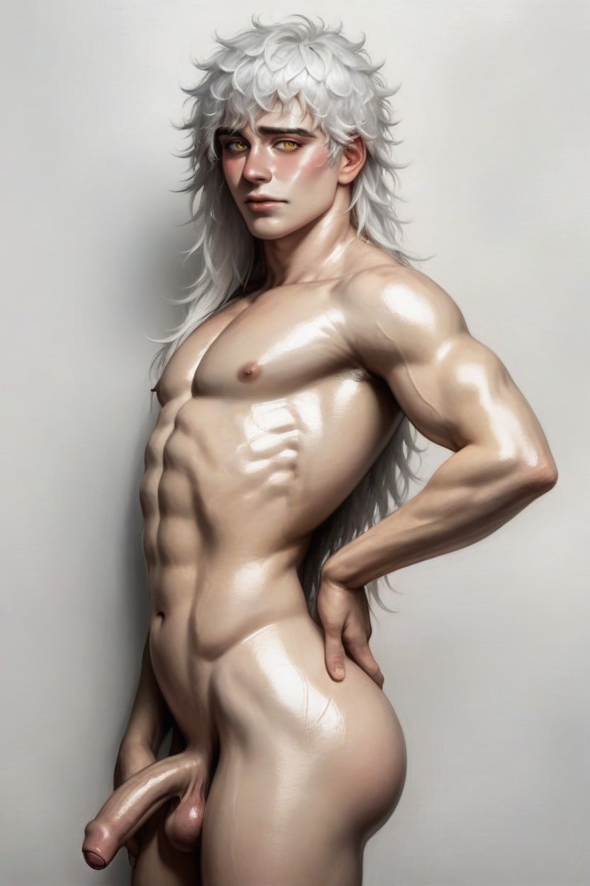 Correct Amount Of Limb Of Body, Full Glossy Lips, Full Face Blush AI Gay Porn