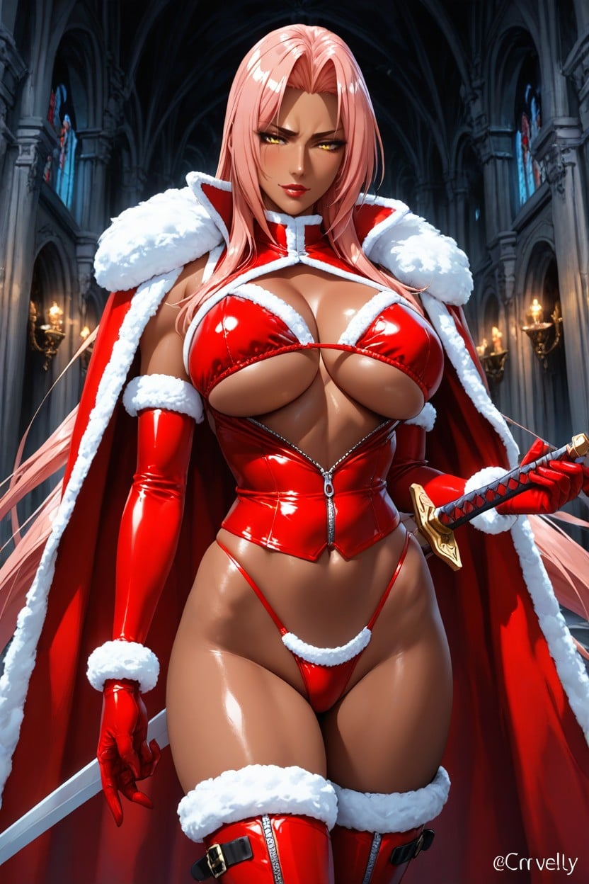 Exposed Chest, Bare Shoulders, Midriff Hentai AI Porn